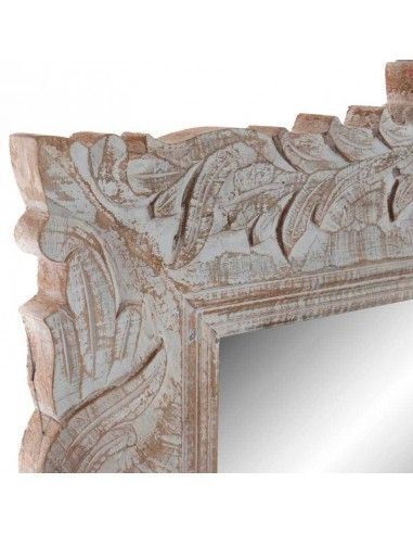 ESPEJO MDF HOJAS VINTAGE 122x81