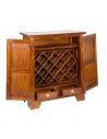 BOTELLERO DE MADERA RUSTICO 110x92