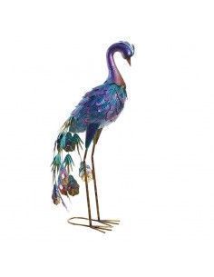 FIGURA PAVO REAL METAL 66x24 2