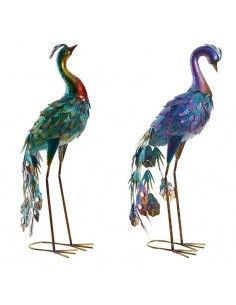 FIGURA PAVO REAL METAL 66x24