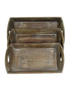 SET DE TRES BANDEJAS VINTAGE