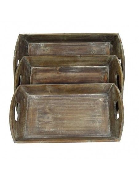 SET DE TRES BANDEJAS VINTAGE