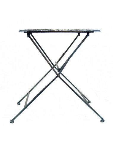 MESA AUXILIAR METAL-RATTAN 53x62