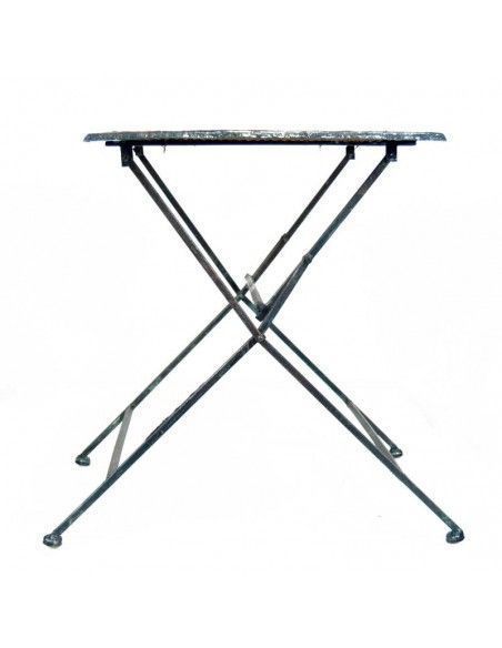 MESA AUXILIAR METAL-RATTAN 53x62