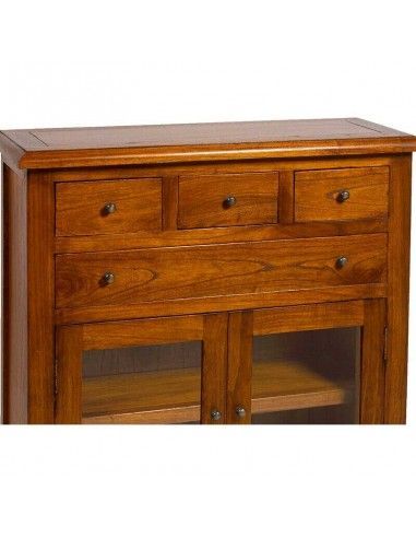 CONSOLA 4 CAJONES Y 2 PUERTAS 90x80