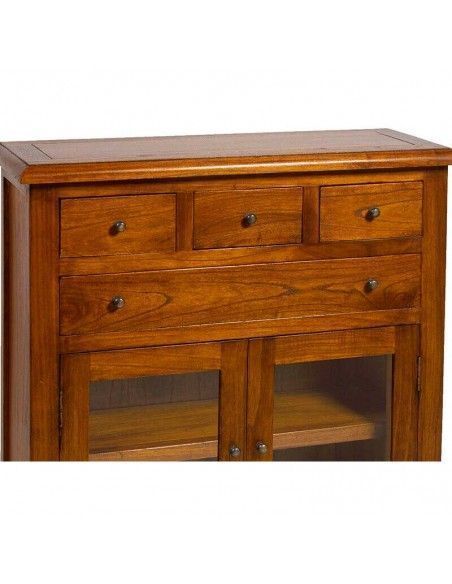 CONSOLA 4 CAJONES Y 2 PUERTAS 90x80
