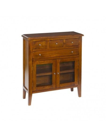 CONSOLA 4 CAJONES Y 2 PUERTAS 90x80