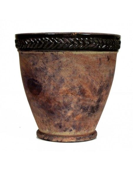 CUBREMACETA VINTAGE MARRON TRES MEDIDAS