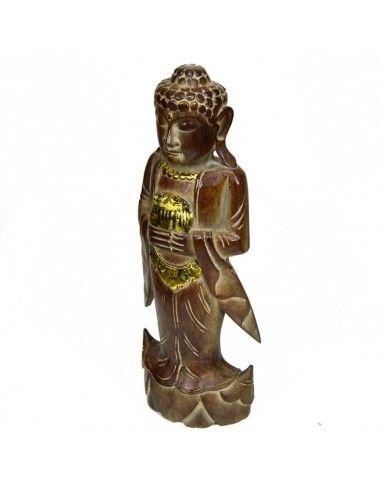 FIGURA DE DIOSA EN MADERA