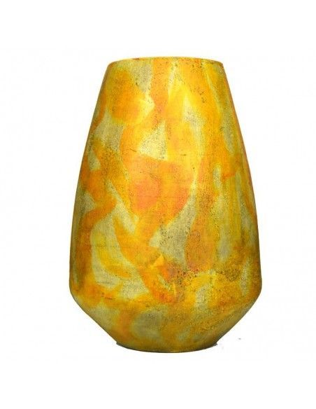 JARRON TERRACOTA AMARILLO ENVEJECIDO