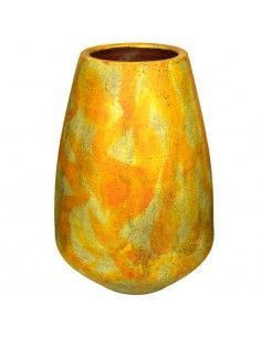 JARRON TERRACOTA AMARILLO ENVEJECIDO