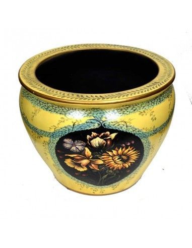 CUBREMACETA DE  CERAMICA VINTAGE 34x42