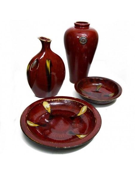 CENTRO DE MESA GRANATE VINTAGE 8x32