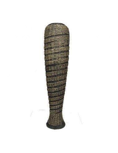 JARRON DE CERAMICA Y RATTAN 121x29