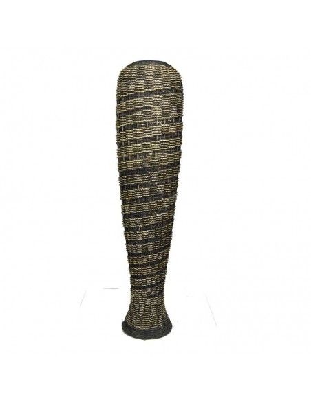 JARRON DE CERAMICA Y RATTAN 121x29