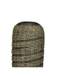 JARRON DE CERAMICA Y RATTAN 121x29 2