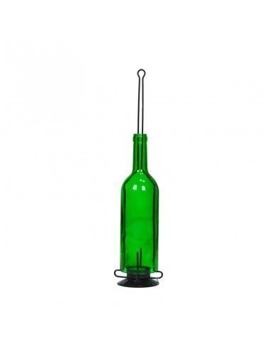 BOTELLA DE VIDRIO PORTAVELA 47x9