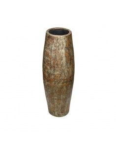 JARRON DE PIE DORADO-MARRON 62x22