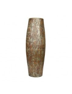 JARRON DE PIE DORADO-MARRON 62x22 2