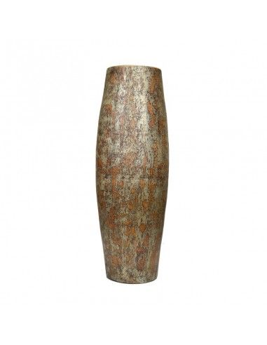 JARRON DE PIE DORADO-MARRON 62x22