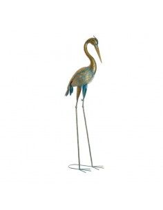 FIGURA GARZA BLANCA METAL106x34