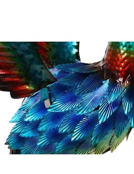 FIGURA GARZA BLANCA METAL 108x88