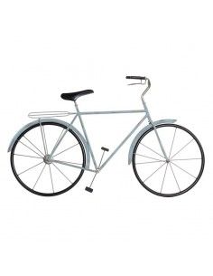 DECORATIVO PARED METAL BICICLETA GRIS