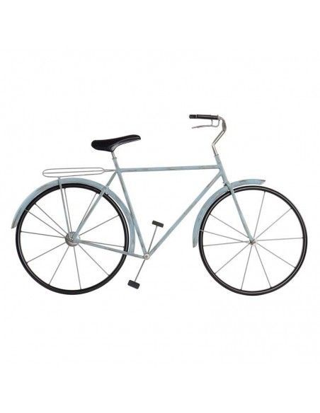 DECORATIVO PARED METAL BICICLETA GRIS