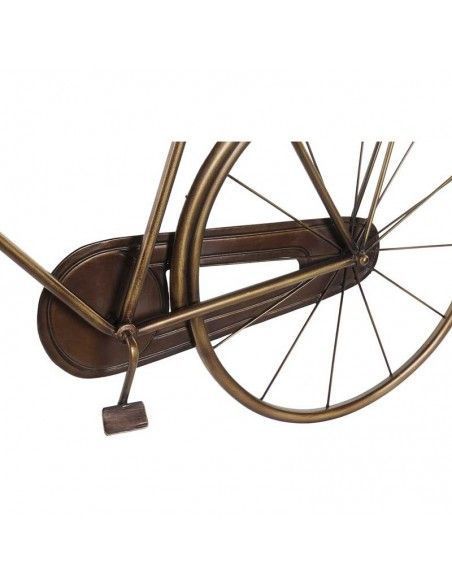 DECORATIVO PARED BICICLETA ORO 63x108