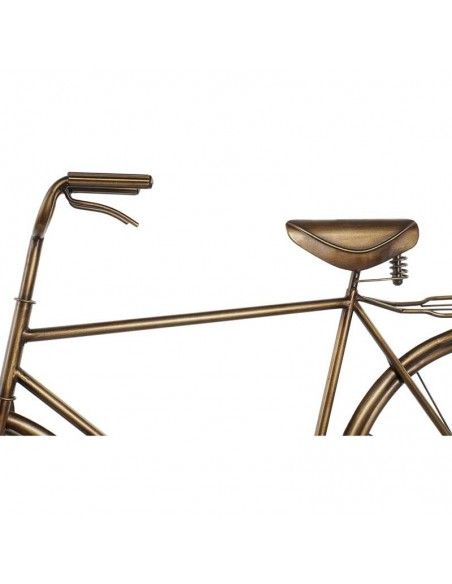 DECORATIVO PARED BICICLETA ORO 63x108
