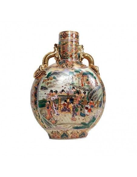JARRON DE PORCELANA DE SATSUMA 36x27