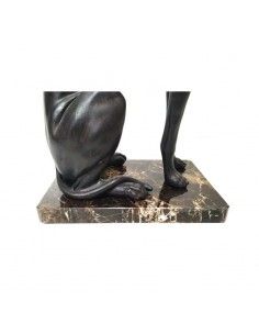 FIGURA GALGO GRANDE ENVEJECIDO 2