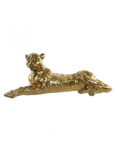 FIGURA LEOPARDO DORADO 20x59