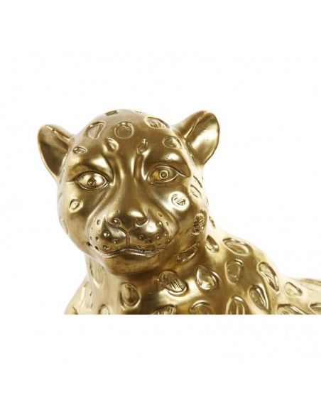 FIGURA LEOPARDO DORADO 20x59