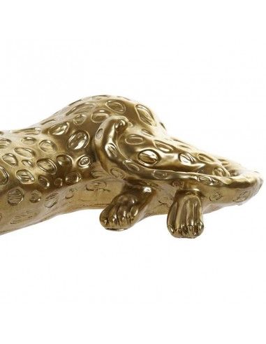 FIGURA LEOPARDO DORADO 20x59