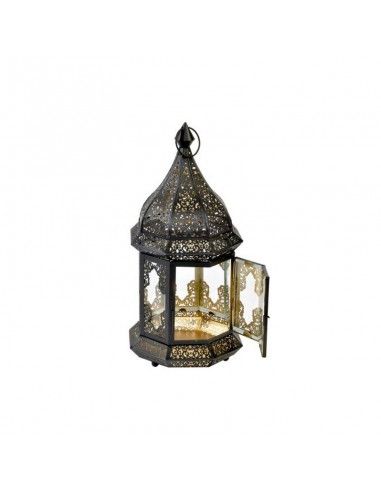 FAROL METAL NEGRO VINTAGE 43x21