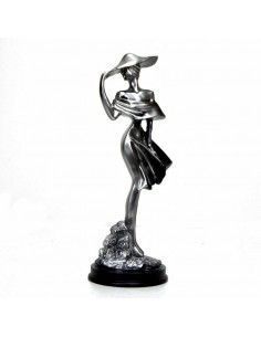 FIGURA MUJER CON SOMBRERO 31x11