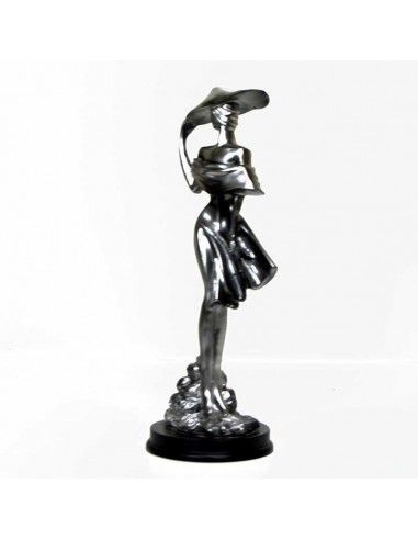 FIGURA MUJER CON SOMBRERO 31x11