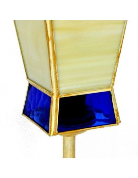 LAMPARA DE SOBREMESA TIFFANY CREMA