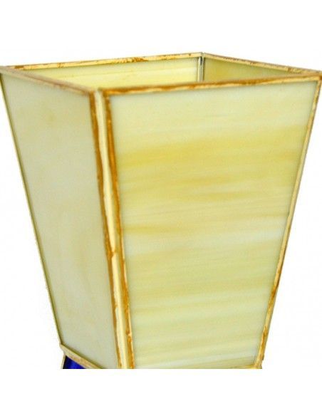 LAMPARA DE SOBREMESA TIFFANY CREMA