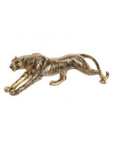 FIGURA LEOPARDO DORADO 13.5x45 2