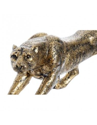 FIGURA LEOPARDO DORADO 13.5x45