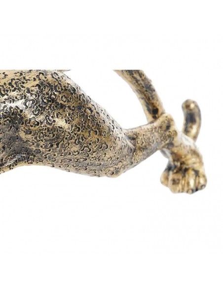 FIGURA LEOPARDO DORADO 13.5x45