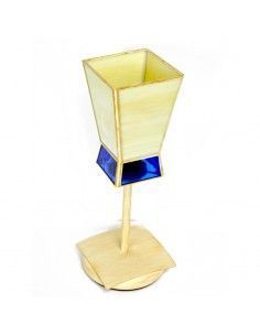 LAMPARA DE SOBREMESA TIFFANY CREMA 2
