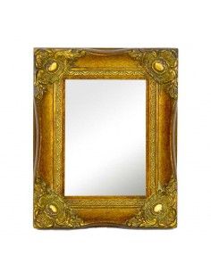 ESPEJO CLASICO ORO ENVEJECIDO 26x21