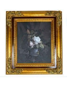 CUADRO BODEGON FLORES 91x81