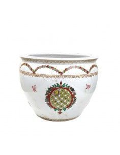 CUBREMACETA DE PORCELANA BLANCO 36x29