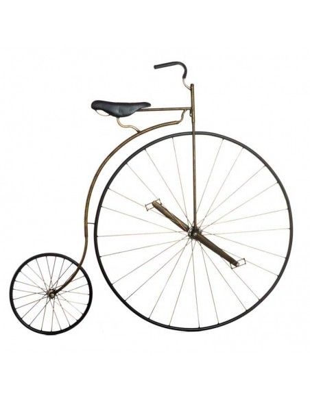 DECORATIVO PARED BICICLETA ORO 95x100