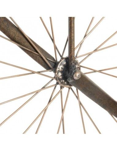 DECORATIVO PARED BICICLETA ORO 95x100