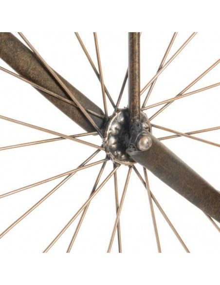DECORATIVO PARED BICICLETA ORO 95x100